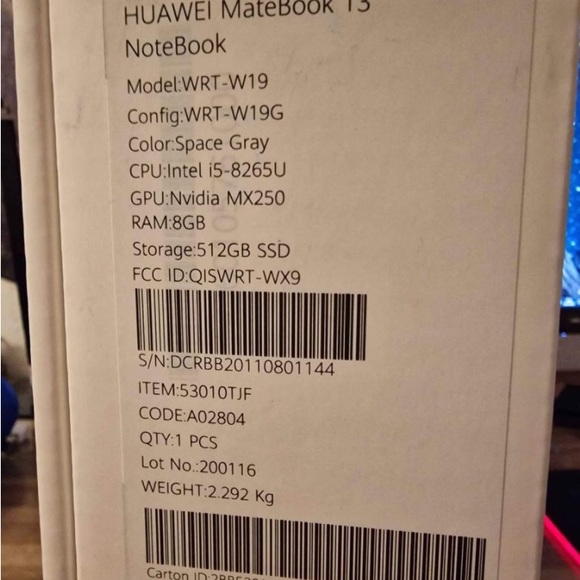 Huawei Matebook 13 Notebook